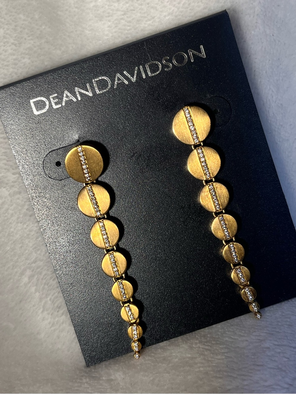 DEAN DAVIDSON
DISC DROP EARRINGS